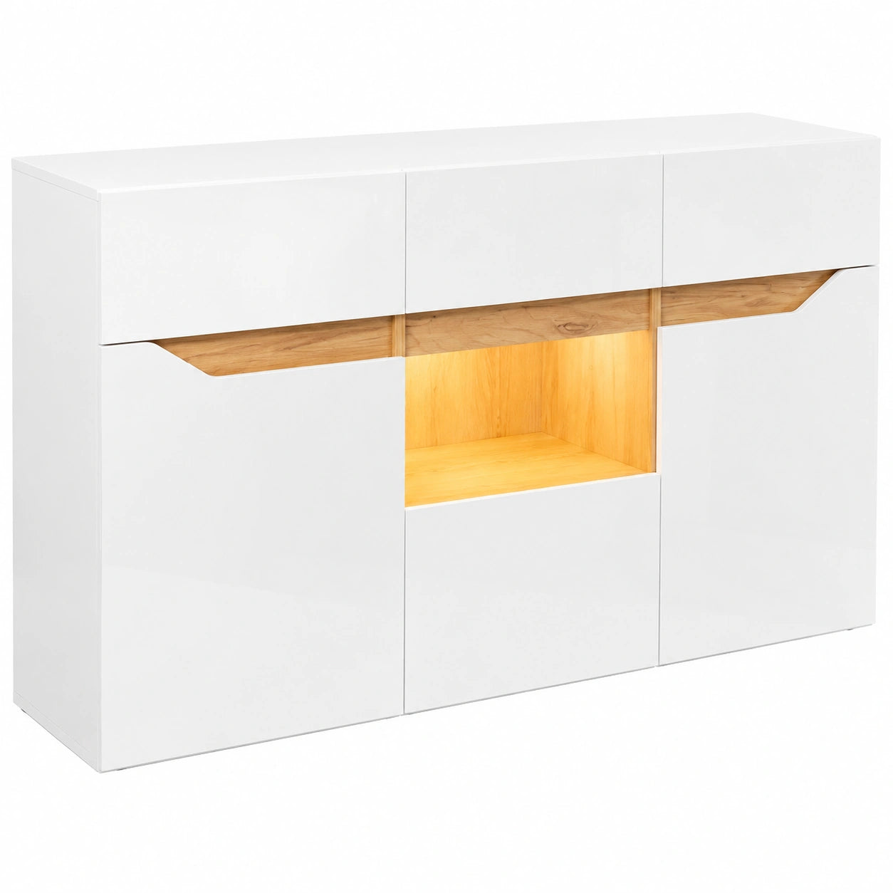 buffet-moderne-blanc-avec-eclairage-led-rangement-avec-2-portes-et-4-tiroirs-yvkscb9339qk